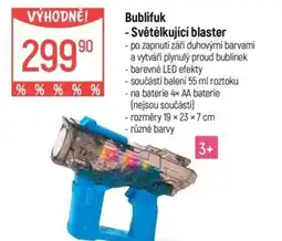 Globus Bublifuk - Světélkující blaster nabídka
