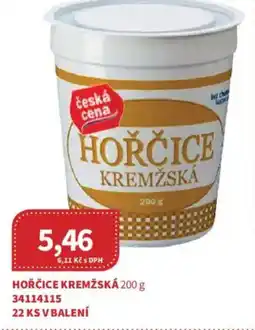 Kubík potraviny Hořčice kremžská nabídka