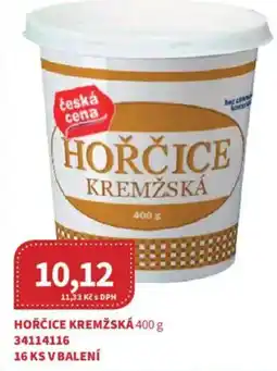 Kubík potraviny Hořčice kremžská nabídka