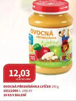 Kubík potraviny Ovocná přesnídávka lvíček nabídka