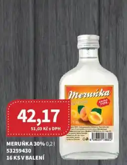 Kubík potraviny Meruňka 30% nabídka