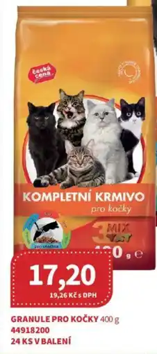 Kubík potraviny Granule pro kočky nabídka