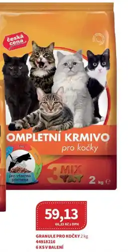 Kubík potraviny Granule pro kočky nabídka