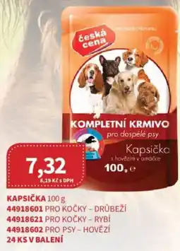 Kubík potraviny Kapsička nabídka