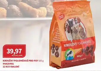 Kubík potraviny Kroužky poloměkké pro psy nabídka
