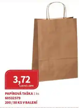 Kubík potraviny Papírová taška nabídka