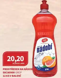 Kubík potraviny Prostředek na nádobi nabídka