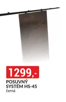 Baumax Posuvný systém HS-45 černá nabídka