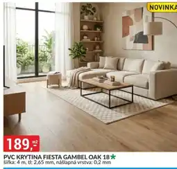 Baumax Pvc krytina fiesta gambel oak 18 nabídka