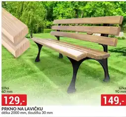 Baumax Prkno na lavičku nabídka