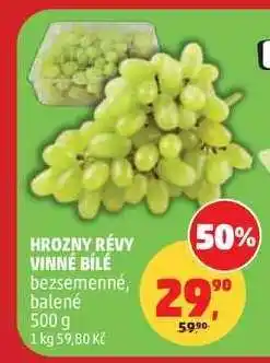 Penny Market HROZNY RÉVY VINNÉ BÍLÉ nabídka