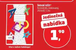 Penny Market Školní sešit nabídka