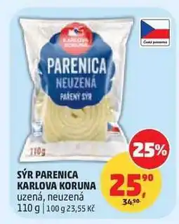 Penny Market SÝR PARENICA KARLOVA KORUNA nabídka