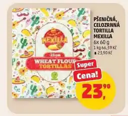 Penny Market Pšeničná, celozrnná tortilla Mexilla nabídka