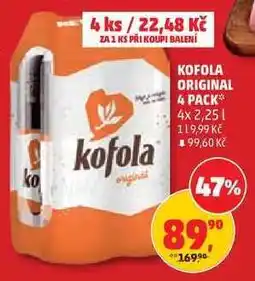 Penny Market KOFOLA ORIGINAL 4 PACK nabídka