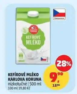 Penny Market Kefírové mléko Karlova Koruna nabídka