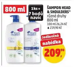 Penny Market ŠAMPON HEAD & SHOULDERS nabídka