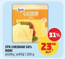 Penny Market SÝR CHEDDAR 50% BONI nabídka