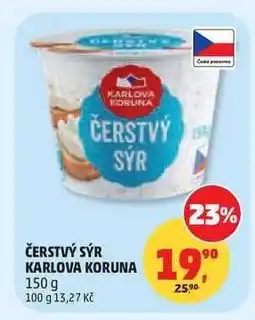 Penny Market Čerstvý sýr Karlova Koruna nabídka