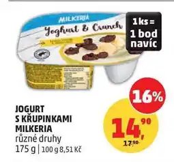 Penny Market Jogurt s křupinkami Milkeria nabídka
