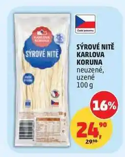 Penny Market Sýrové nitě Karlova Koruna nabídka