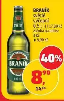 Penny Market Braník světlé výčepní nabídka