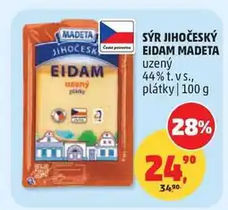 Penny Market Sýr Jihočeský Eidam Madeta nabídka