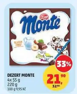 Penny Market Dezert Monte nabídka