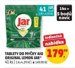 Penny Market Tablety do myčky AIO Original Lemon Jar nabídka