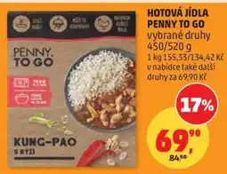 Penny Market HOTOVÁ JÍDLA PENNY TO GO nabídka