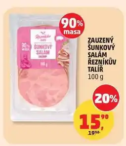 Penny Market ZAUZENÝ ŠUNKOVÝ SALÁM ŘEZNÍKŮV TALÍŘ nabídka