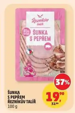 Penny Market ŠUNKA S PEPŘEM ŘEZNÍKŮV TALÍŘ nabídka
