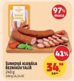 Penny Market ŠUNKOVÁ KLOBÁSA ŘEZNÍKŮV TALÍŘ nabídka