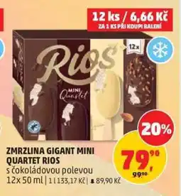 Penny Market ZMRZLINA GIGANT MINI QUARTET RIOS nabídka