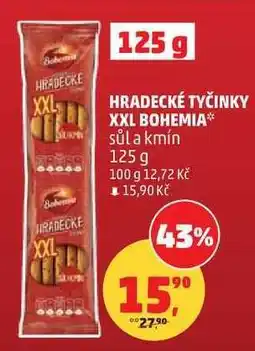 Penny Market HRADECKÉ TYČINKY XXL BOHEMIA nabídka