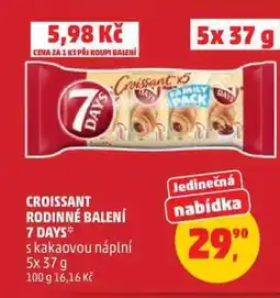 Penny Market CROISSANT RODINNÉ BALENÍ 7 DAYS nabídka