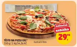 Penny Market Těsto na pizzu XXL nabídka