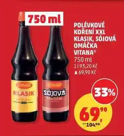 Penny Market Polévkové koření XXL Klasik, Sójová omáčka Vitana nabídka