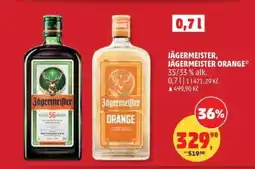 Penny Market Jägermeister, Jägermeister Orange nabídka