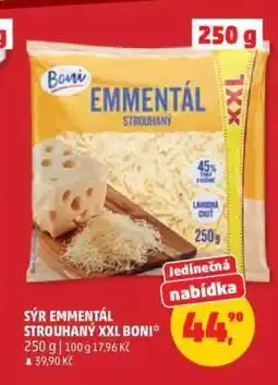 Penny Market SÝR EMMENTÁL STROUHANÝ XXL BONI nabídka