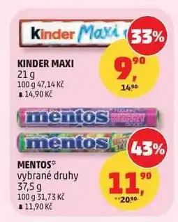 Penny Market Kinder Maxi nabídka