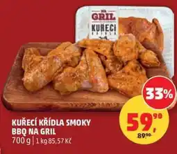 Penny Market Kuřecí křídla Smoky BBQ na gril nabídka