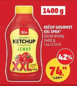 Penny Market Kečup Gourmet XXL Spak nabídka