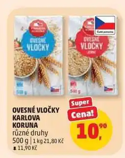 Penny Market OVESNÉ VLOČKY KARLOVA KORUNA nabídka