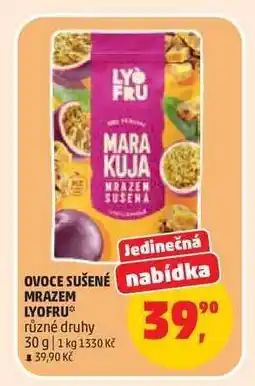 Penny Market Ovoce sušené mrazem Lyofru nabídka