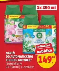 Penny Market NÁPLŇ DO AUTOMATICKÉHO STROJKU AIR WICK nabídka