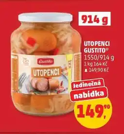 Penny Market UTOPENCI GUSTITO nabídka