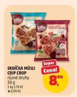 Penny Market SRDÍČKA MÜSLI CRIP CROP nabídka