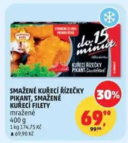 Penny Market Smažené kuřecí řízečky pikant, smažené kuřecí filety nabídka