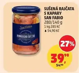 Penny Market SUŠENÁ RAJČATA S KAPARY SAN FABIO nabídka